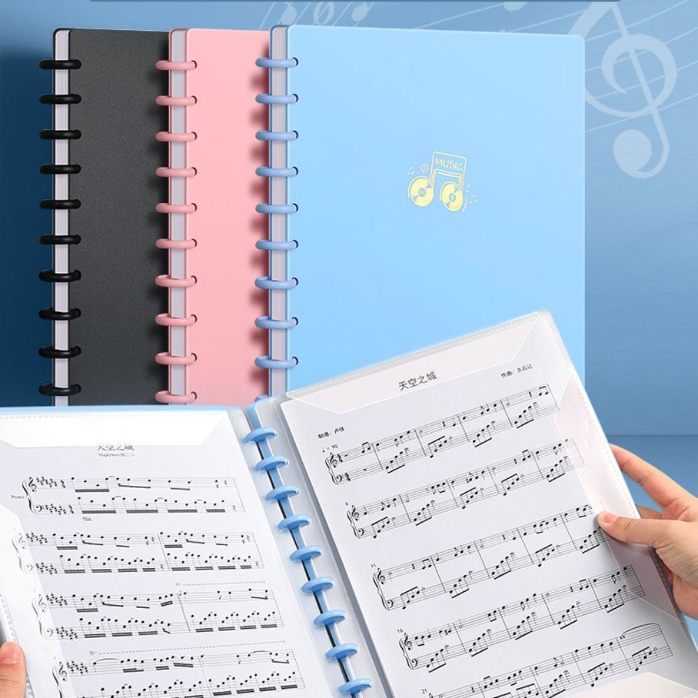 Document Scanner Portable - 新しいプラスチック楽譜フォルダー透明 A4 ピアノシートフォルダー柔軟なポータブル音楽ブックフォルダー