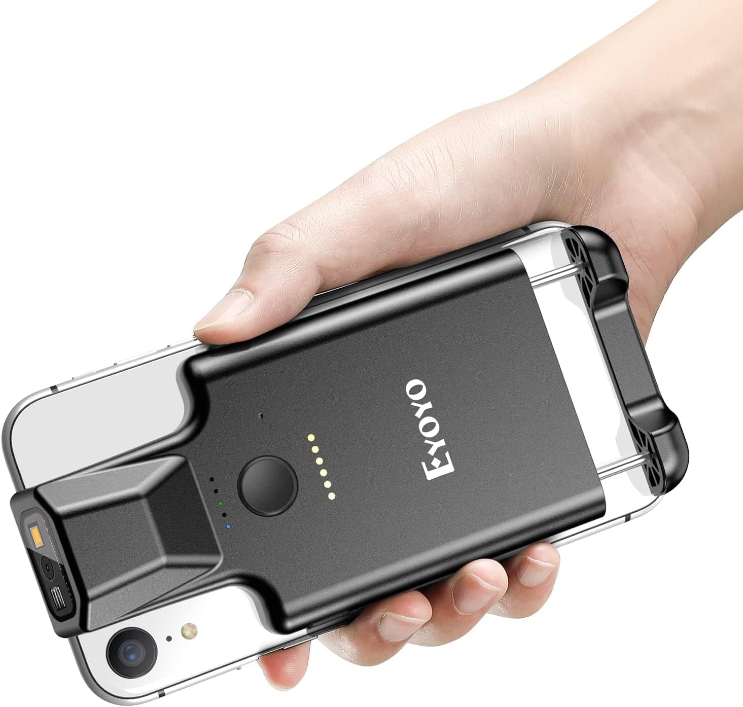 Document Scanner Portable - Eyoyo EY-017 バッククリップ Bluetooth バーコードスキャナー ポータブル