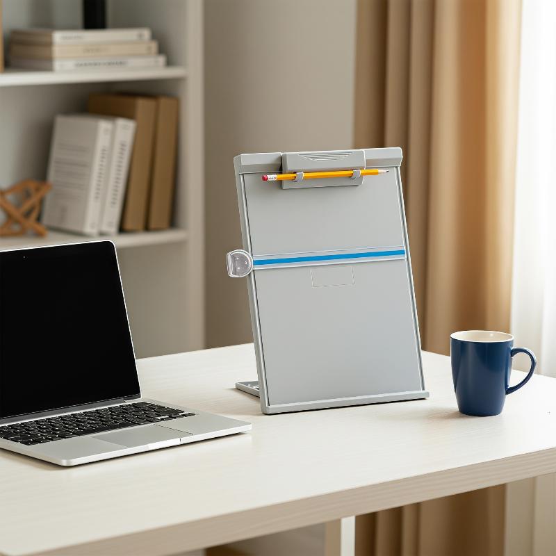 Document Holder Stand - デスク用、高さ調節可能な書類スタンド。A4サイズの書類やレター用紙の読書、タイピング、オフィスでの使用に最適。
