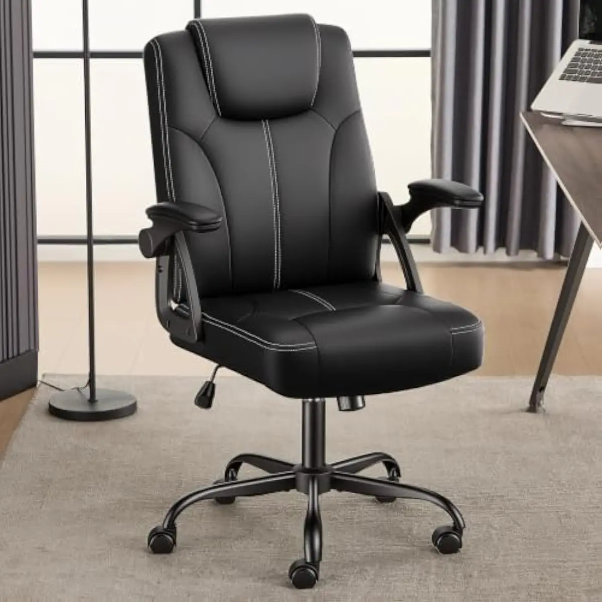 人間工学に基づいたデザインの高級オフィスチェア。360度回転 - Ergonomic Office Chair のレビューと価格
