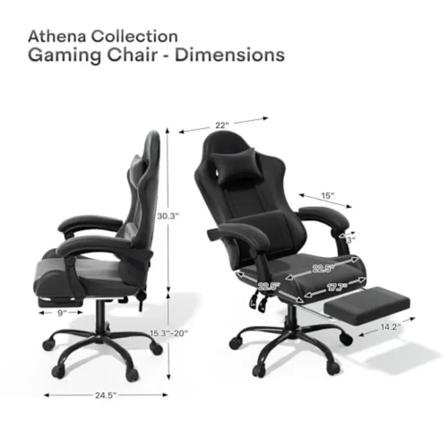 自宅やオフィスでの使用に最適な、人間工学に基づいたデザインの - Ergonomic Office Chair のレビューと価格