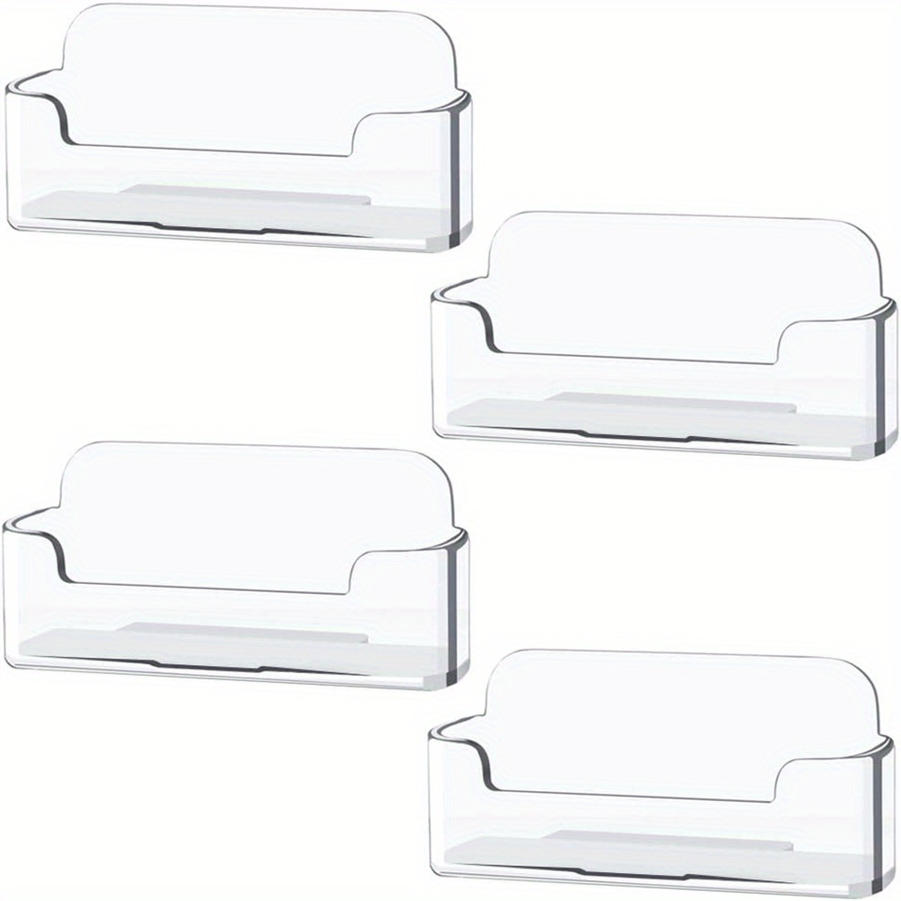 4 個/8 個/16 個透明プラスチック名刺ホルダー、デスク - Document Holder Stand のレビューと価格