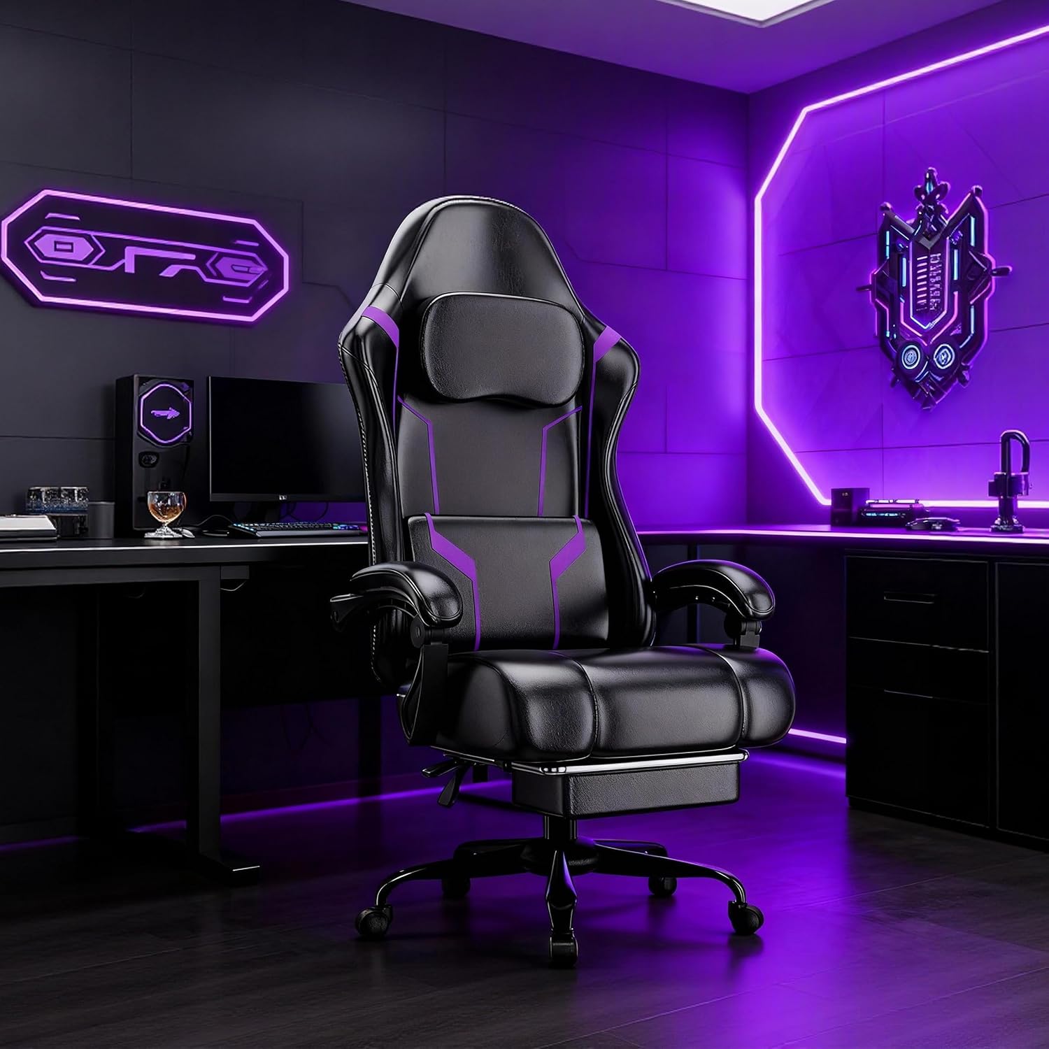 ポケットスプリングクッションとフットレスト付き人間工学に基づ - Ergonomic Office Chair のレビューと価格