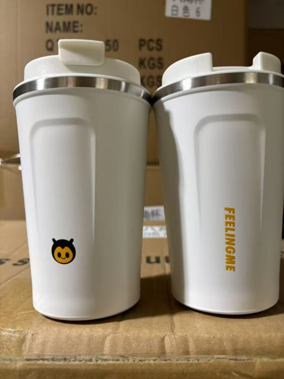カスタムあなたのロゴ画像パターンマルチオフィスコーヒー魔法瓶 - Home Office Logo のレビューと価格