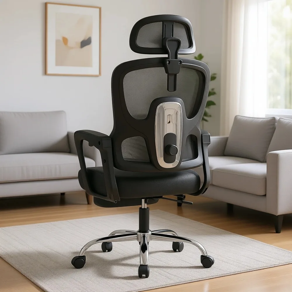 人間工学に基づいたデザインのオフィスチェア。フットレスト、調 - Ergonomic Office Chair のレビューと価格