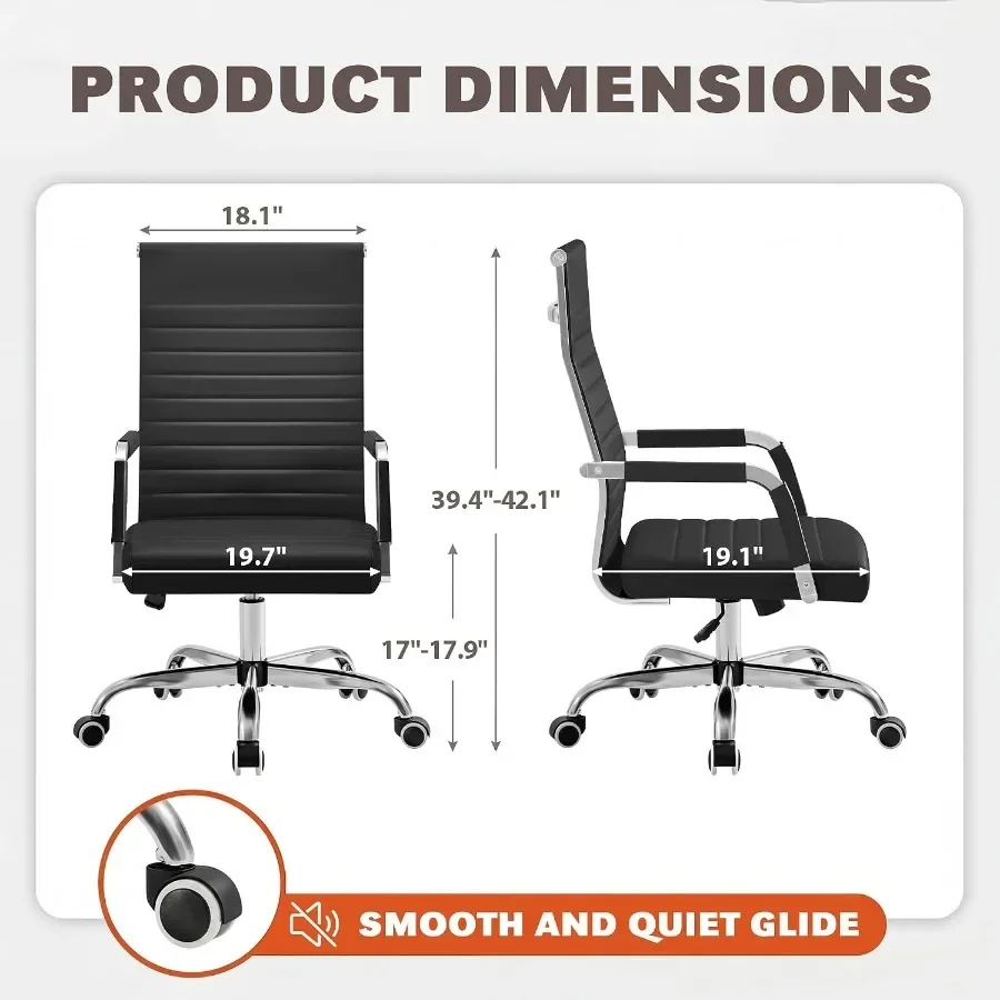 人間工学に基づいた設計で、会議室での使用に適した、高級感のあ - Ergonomic Office Chair のレビューと価格